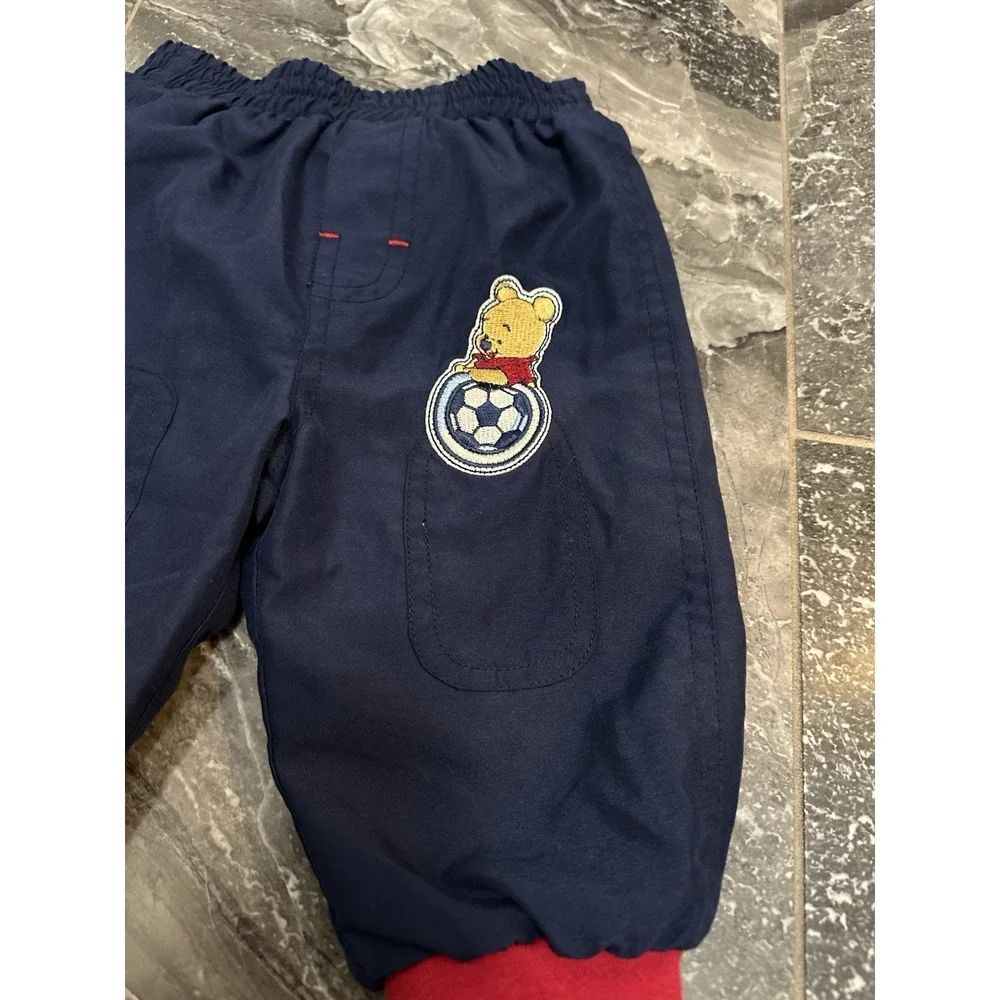 Vintage Winnie The Pooh Baby Pants Blue 6/9 M 100‎ Acre Collection